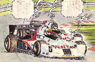 1978年JAF鈴鹿GPの１シーン。
